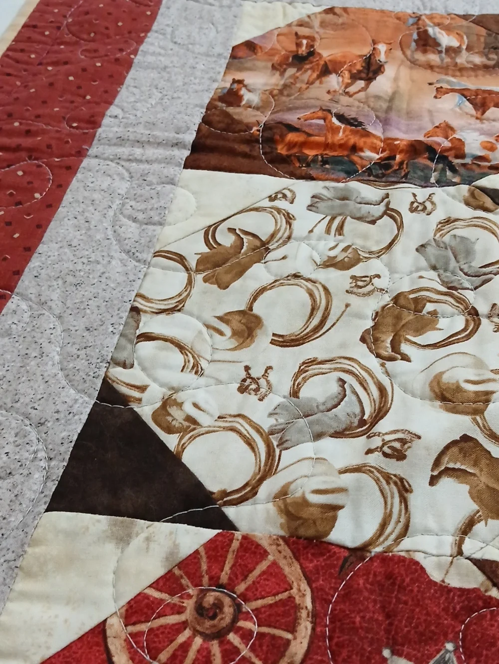 Handmade Horse Quilt